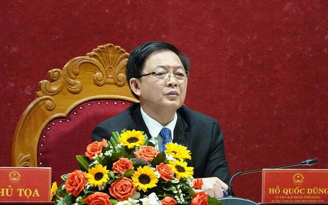 Bí thư Tỉnh ủy, Chủ tịch HĐND tỉnh Bình Định Hồ Quốc Dũng chủ tọa kỳ họp HOÀNG TRỌNG